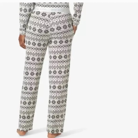 Tommy John second skin pj set in coconut milk/vintage holiday sweater size small - Picture 4 of 10